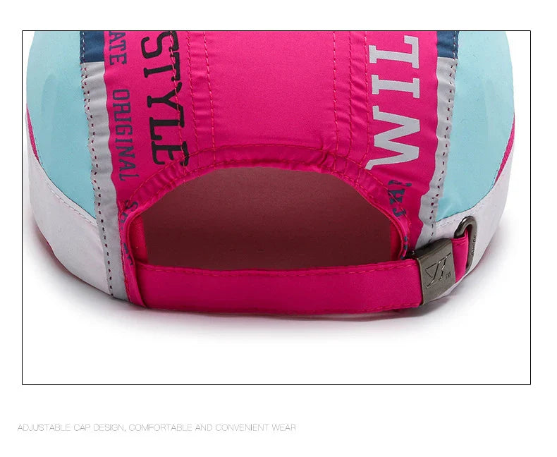 Quick Drying Thin Breathable Baseball Cap Men Women Sport Outdoor Hiking