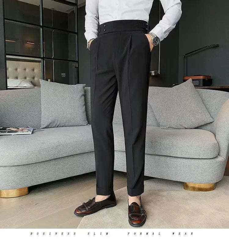 Support Customization of One Item Summer Men's Casual Trend Straight Leg Pants Fashionable and Cool Men's Loose Pants