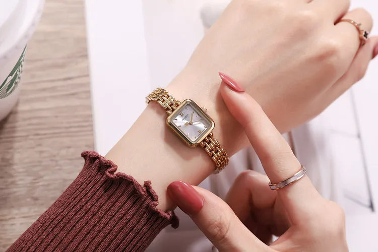 Top Julius Mini Lady Women's Watch Japan Quartz Elegant Fashion Hours Clock Dress Bracelet Chain School Girl's Birthday Gift