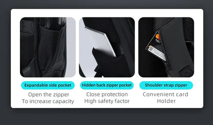 Brand Laptop Backpack Anti-theft Waterproof School Backpacks USB Charging Men Business Travel Bag Backpack New Design