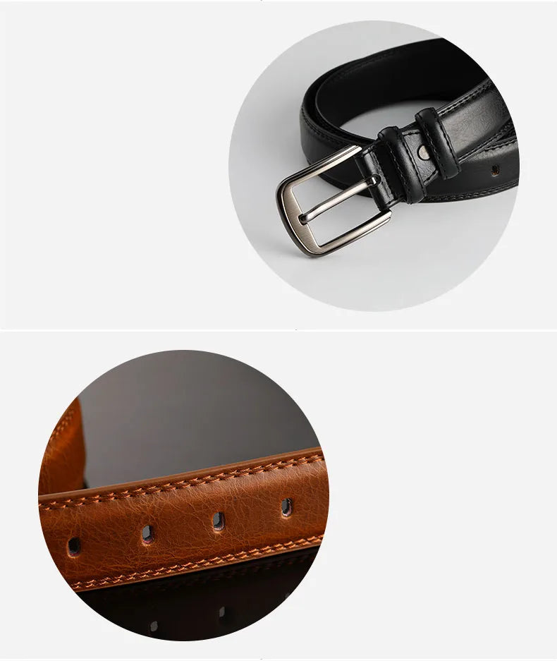1Pc 3.7*110-130cm Men's 2nd Cowskin Leather Belts Male Designer Business Waistband Crafts for Adults Jeans Accessories