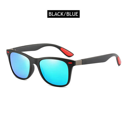 Polarized Sunglasses Men Women Classic Square Plastic Driving Sun Glasses Male Fashion Black Travelling Shades UV400