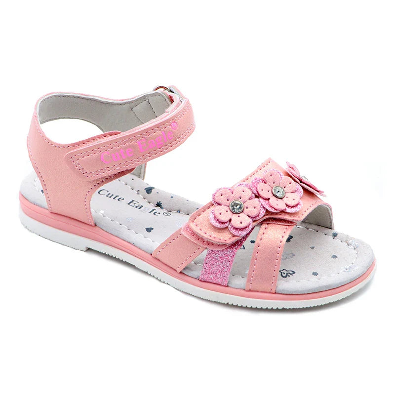 Girls Sandals Brand Sandals Child Summer Cut-outs Rubber Leather School Sport Shoes Breathable Open Toe Casual Sandals Girls New