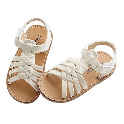 Kid girl Sandals toddler Girls flat Sandals girls braid sandals