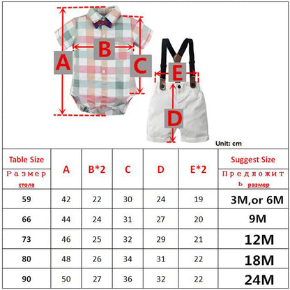 Solid Newborn Baby Boy Outfit Set Bow Formal Gentleman Suit for Toddlers Summer Sky Blue Romper + White Shorts Clothes for Baby