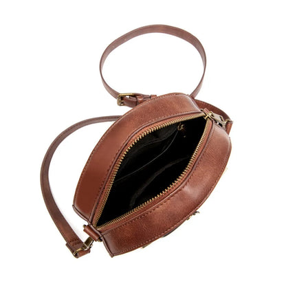 Steampunk Single Shoulder Bags Vintage Women Handbags Gothic Messenger Crossbody Bag Ladies Rivet Top-Handle Bags Pack