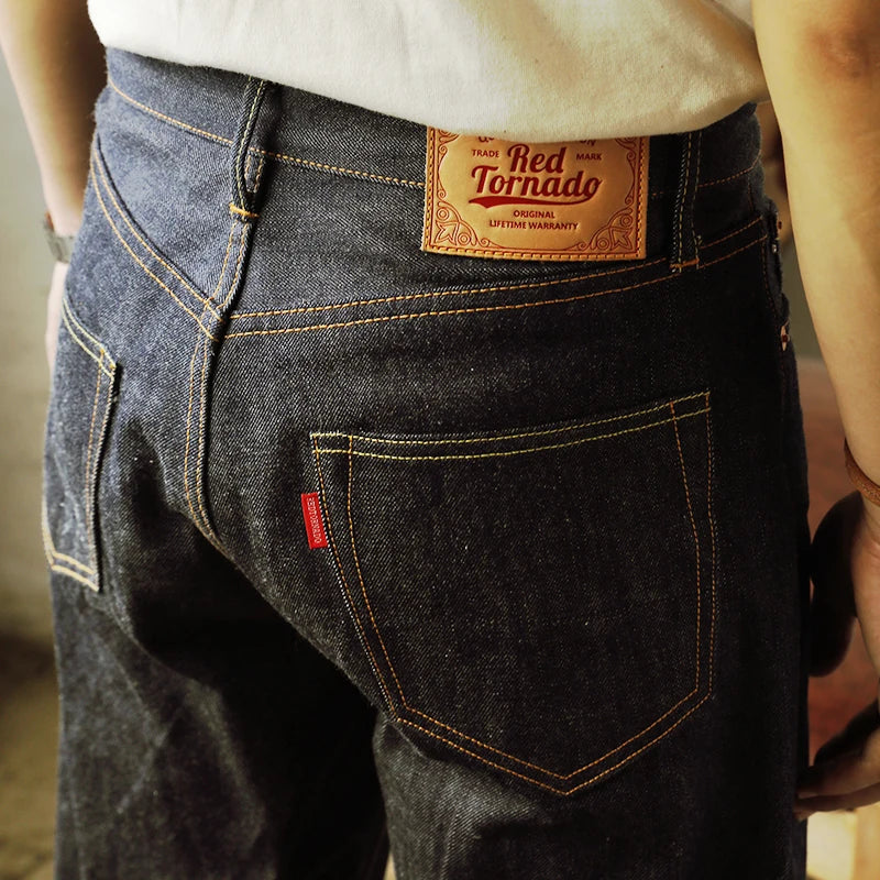 Red Tornado 55501 Men's Jeans 14oz Raw Red Line Selvedge Denim Pants