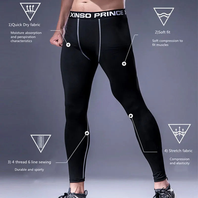 Men's Thermal Underwear Pants Winter Thick Fleece Lined Long Johns Warm Leggings Base Layer Bottoms Keep Warm Compression Tights