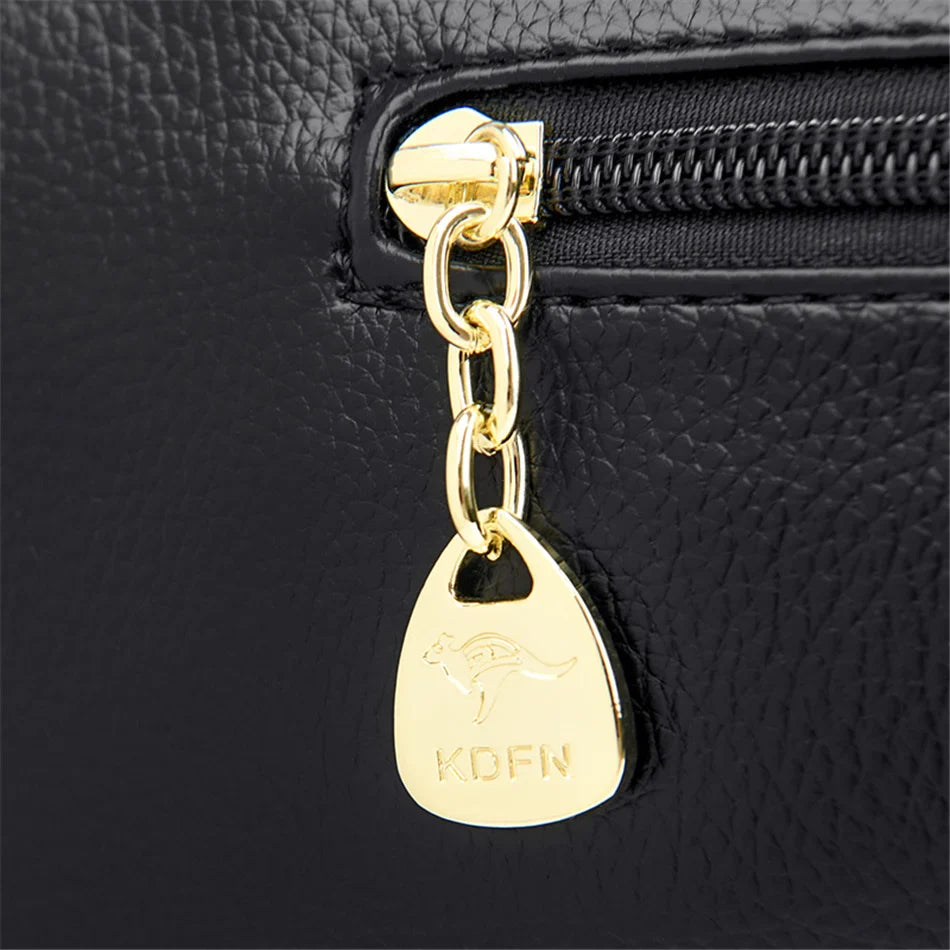 Women Multi-layers Top-handle Bag Quality Leather Handbags Purses Female Luxury Designer Large Capacity Boston Ladies Sac A Main