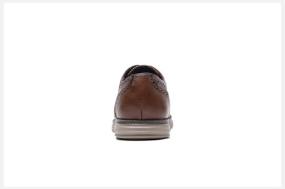 Sapatos Sociais Masculinos de Couro Genuíno Sapatos Casuais Confortáveis Masculinos Sapatos de Trabalho de Escritório Elegantes com Cadarço Masculinos