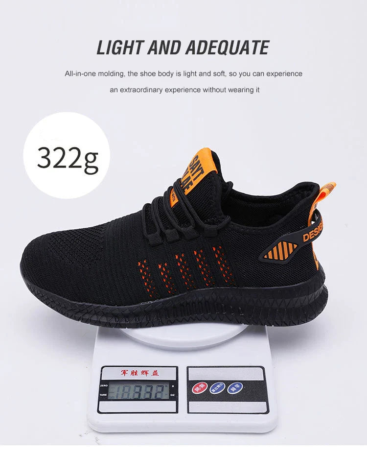 Work Safety Shoes Non-slip Waterproof Anti-smashing Steel Toe Puncture Working Boots Lightweight Fashion Sneakers For Men Women