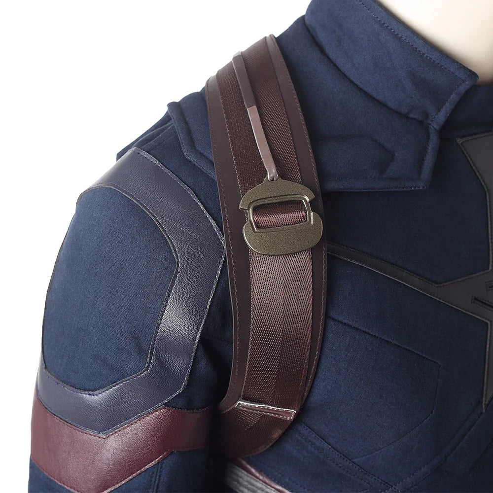 Movie Infinity War Superhero Captain Steve Rogers Cosplay Costume Men Outfit for Adult Men Halloween Uniforms Free Custom Made