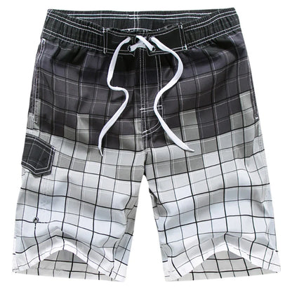 Summer Men Quick-drying Beachwear Plus Size Swimsuit Shorts Male Fashion Casual Loose Hawaii Printing Surf Board Shorts