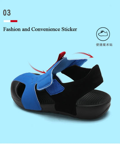 Children Functional Sandals Kids Fashion Airplane Shoes Summer New Baby Beach Shoes  Boys and Girls Cool Barefoot Sandals