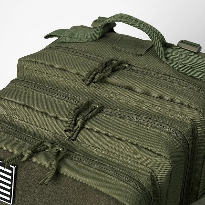 45L Tactical Backpack survival Bag Hunting MOLLE Backpack GYM For Men EDC Outdoor Hiking Rucksack Witch Bottle Holder