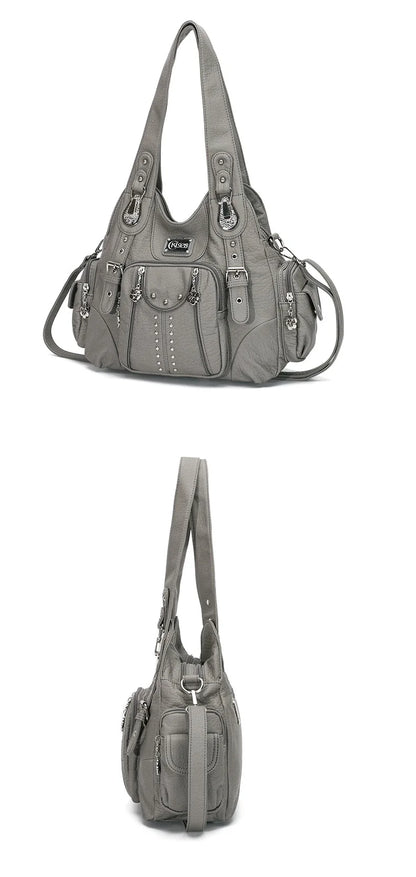 Bag Women Fashion Handbags Women Shoulder Bags PU Leather Handbag Female Satchel Shoulder Purse Bag bolsa feminina