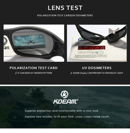 Outdoor Sports Polarized Sunglasses Men Curve Cutting Frame Stress-Resistant Lens Shield Sun Glasses Women KD0623