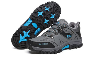 Men Winter Snow Boots Waterproof Leather Sneakers Super  Warm Men's Boots Outdoor Male Hiking Boots Work Shoes Size 39-47