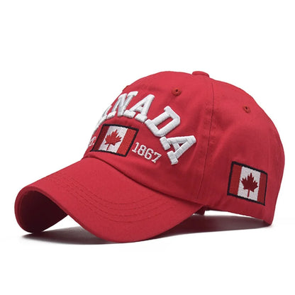 I love canada Washed Cotton Baseball Cap Snapback Hat For Men Women Dad Hat