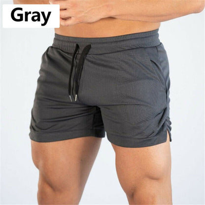 Men Gym Training Shorts Workout Sports Casual Clothing Fitness Running Shorts Male