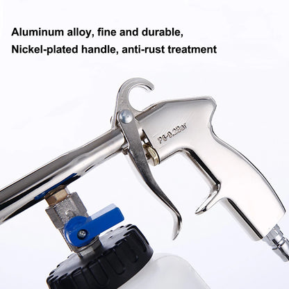 Escova de Detalhes para Lavadora de Alta Pressão Tornado, Pistola de Limpeza Profunda para Interior de Carro com Escova, Acionada a Ar, Conector Europeu