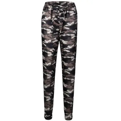 Stretchy Waistband Convergent Trousers Fashion Plus Size Pants