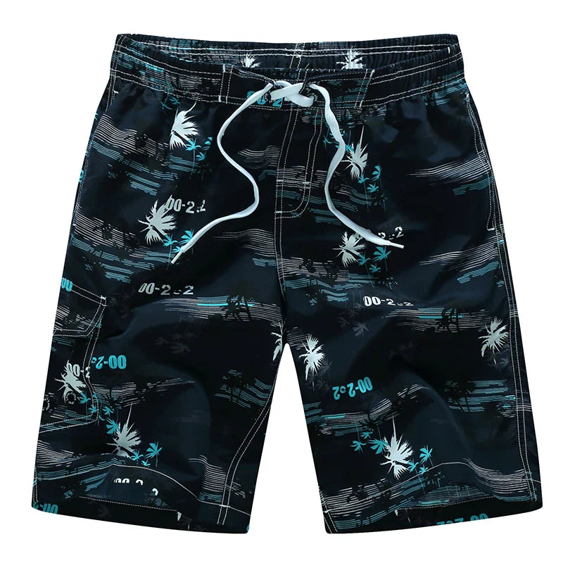 Men's Surf Board Shorts Surfing Beach Trunks Swimming Wear Bermudas Masculina Swimwear Plus Size 4XL 5XL 6XL