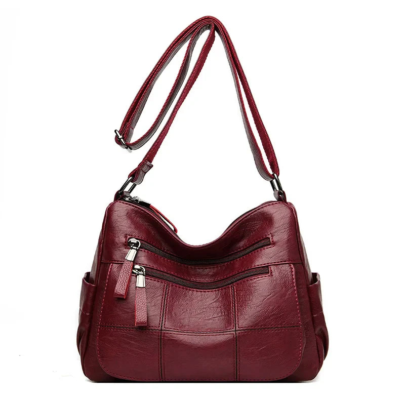 High Quality Leather Luxury Handbags Ladies Bag Designer Shoulder Crossbody Bags For Women 2024 New Bolsa Feminina Sac A Main