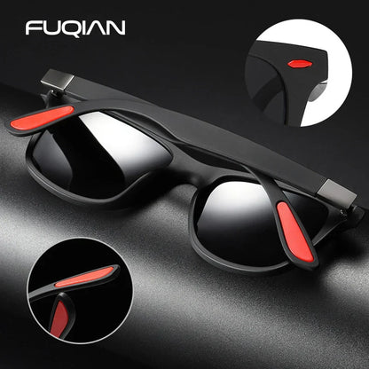 Polarized Sunglasses Men Women Classic Square Plastic Driving Sun Glasses Male Fashion Black Travelling Shades UV400