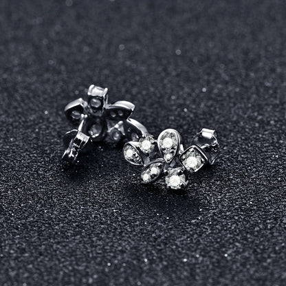 New Arrivals Moissanite Diamond 925 Sterling Silver Stud Earrings Passed Diamond Test Moissanite Fine Jewelry for Women Gift