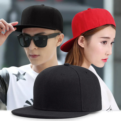 Man Plus Size Baseball Caps Adult Flat Peak Hip Hop Fitted Hat Men Women Large Size Snapback Cap size 6 3/4 to size 8