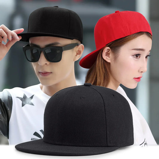 Man Plus Size Baseball Caps Adult Flat Peak Hip Hop Fitted Hat Men Women Large Size Snapback Cap size 6 3/4 to size 8