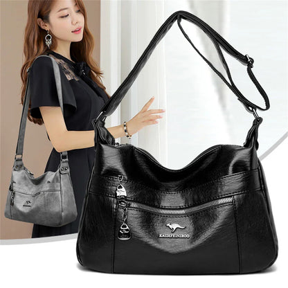 New Genuine Brand Leather Sac Luxury Handbags Purses Women Bags Designer Shoulder Crossbody Messenger Bags 2024 Female Hand Bag