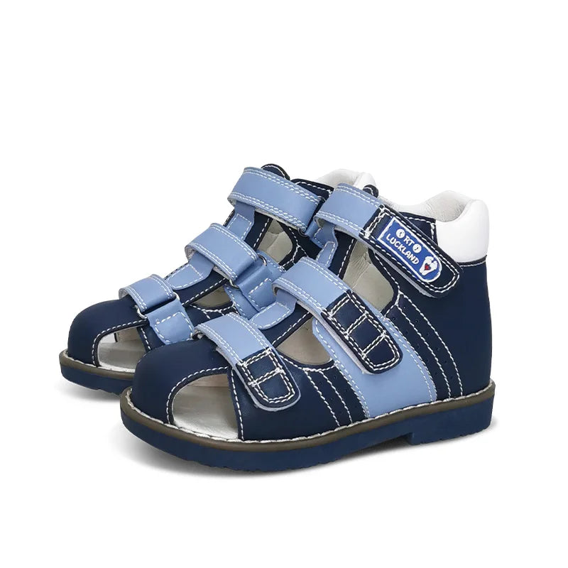 Child Girl Sandals Boys Children's Orthopedic Shoes Summer Toddler Flower Design Princess Flatfeet Footwear 2 To 8Years Age