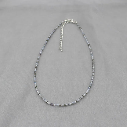 Simple Seed Beads Strand Choker Necklace Women String  Collar Charm Colorful Handmade Bohemia Collier Femme Jewelry Gift