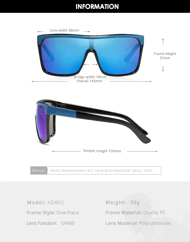 Flynn Style Sunglasses Men Plus Shape Outdoor Anti-reflective Sun Glasses Women with Peanut Box