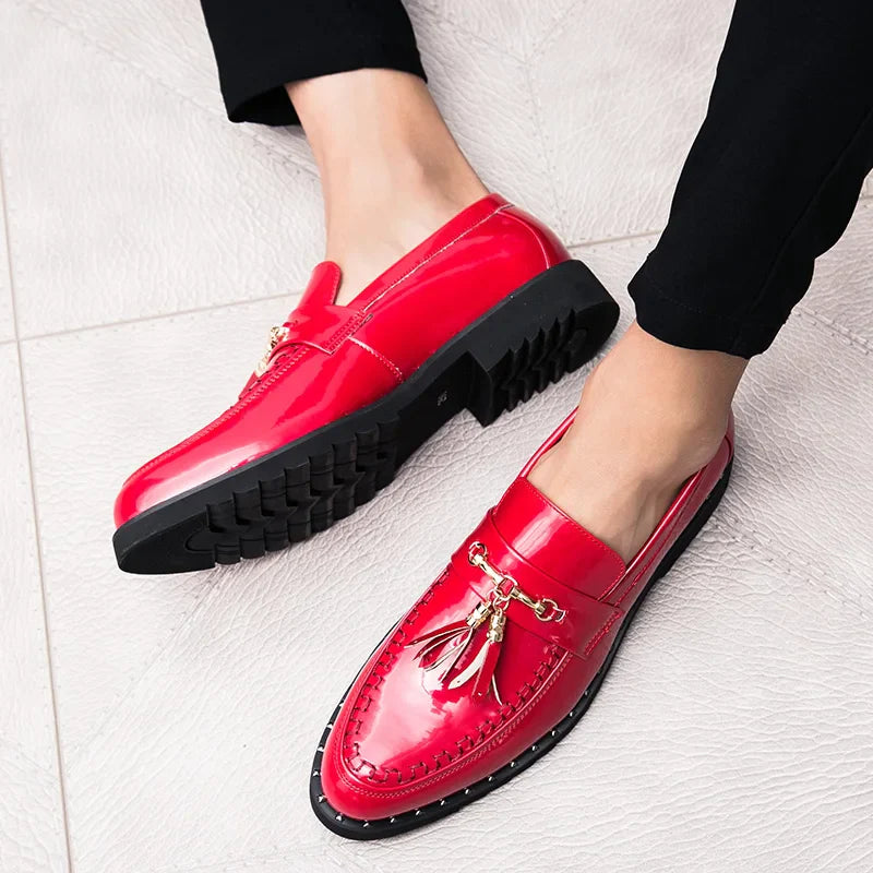 Men loafers Mens loafers leather Man shoes leather tassel Mocassin homme Calzado hombre Zapatos de hombre Men shoes