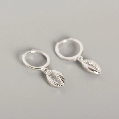 Real 100% 925 Sterling Silver Punk Hip-Hop Link Chain Gothic Studs Earrings for Fashion Women Jewelry Accessories 2022