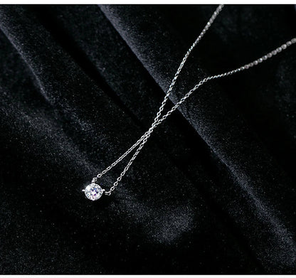38+4.8cm Silver Necklace For Women Fine Silver 925 Jewelry Fashion Neck Minimalist Pendants 925 Silver Chains Woman