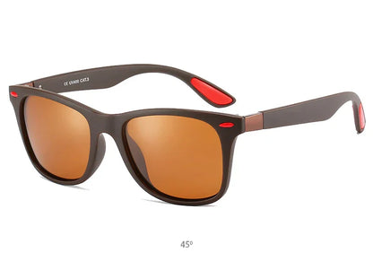 Polarized Sunglasses Men Women Classic Square Plastic Driving Sun Glasses Male Fashion Black Travelling Shades UV400