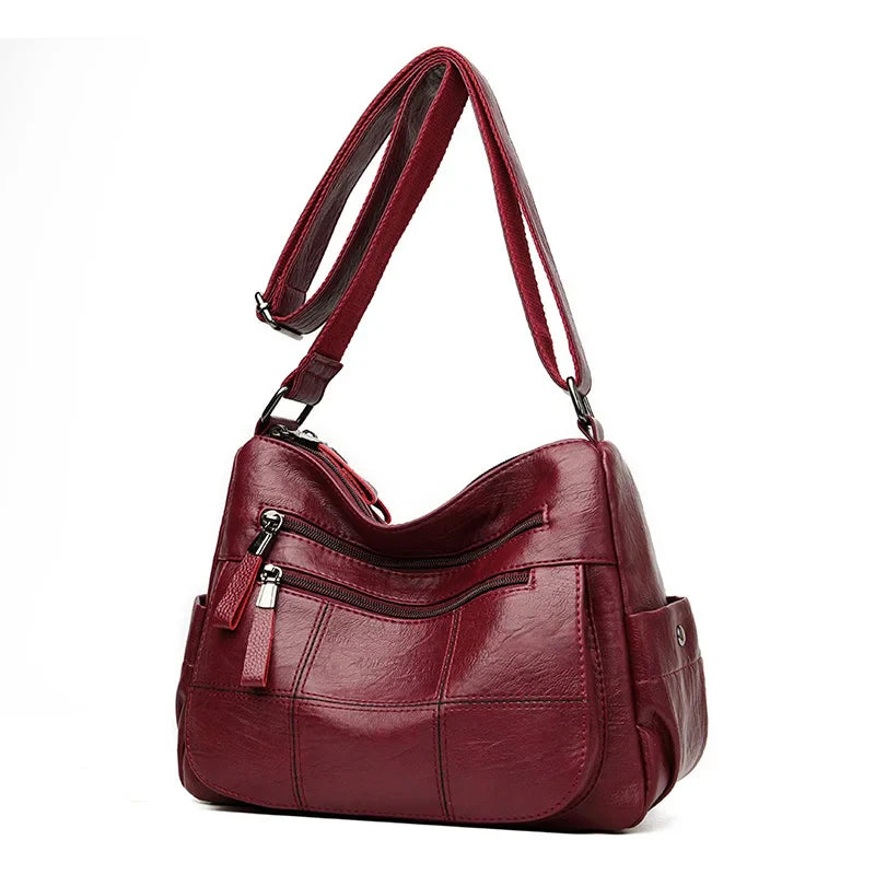 High Quality Leather Luxury Handbags Ladies Bag Designer Shoulder Crossbody Bags For Women 2024 New Bolsa Feminina Sac A Main