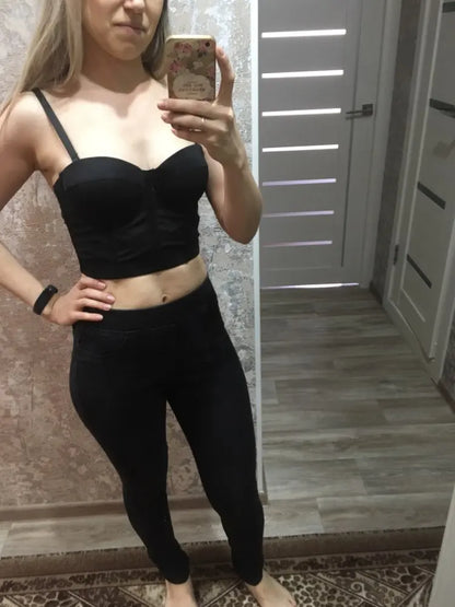 S M L XL 2XL 3XL Fashion Mesh Push Up Bralet Women's Corset Bustier Bra Night Club Party Sexy Cropped Top Vest fashion AW514