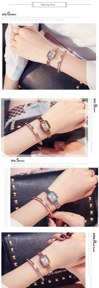 Top Julius Mini Lady Women's Watch Japan Quartz Elegant Fashion Hours Clock Dress Bracelet Chain School Girl's Birthday Gift