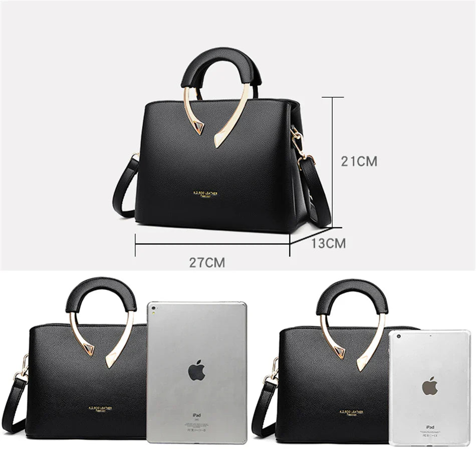 High Quality Leather Casual Tote Luxury Handbags Women Bags Designer Shoulder Crossbody Bags for Women 2024
