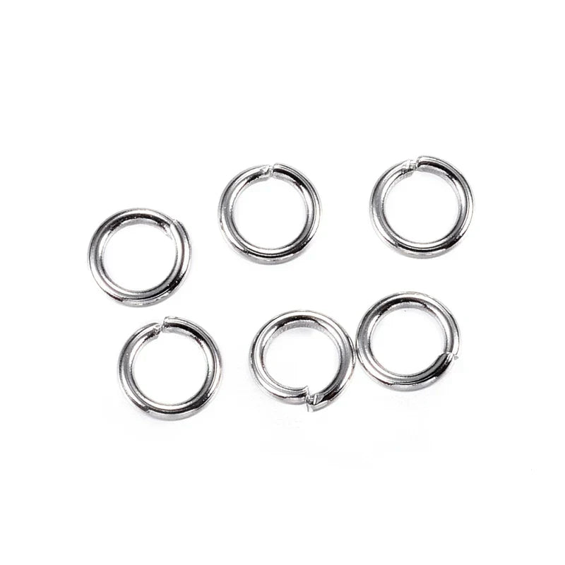 304 Stainless Steel Jump Rings Close Unsoldered Jump Rings for Jewelry Accessories Lovers 4mm 5mm 6mm 7mm 8mm 9mm 10mm