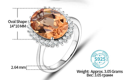 Solid 925 Sterling Silver Rings For Women Girl Diaspore Zultanite Sultanite Gemstone Birthday Party Fine Jewelry Gifts