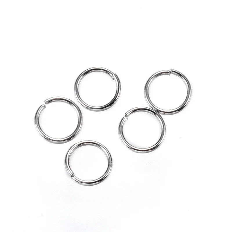 304 Stainless Steel Jump Rings Close Unsoldered Jump Rings for Jewelry Accessories Lovers 4mm 5mm 6mm 7mm 8mm 9mm 10mm