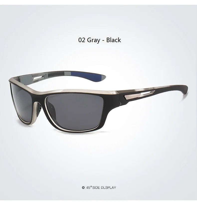 Men's Polarized Fishing Sunglasses With Glasses Chain For Men Women Driving Hiking Sun Glasses Fishing Eyewear