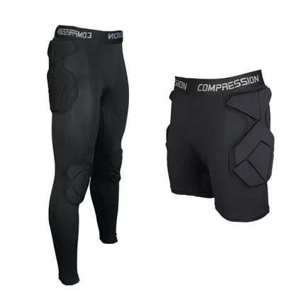 Men's Soccer Goalkeeper Jersey Training Uniform EVA Thick Sponge Protection Football Goalkeeper Uniform Sport Pants