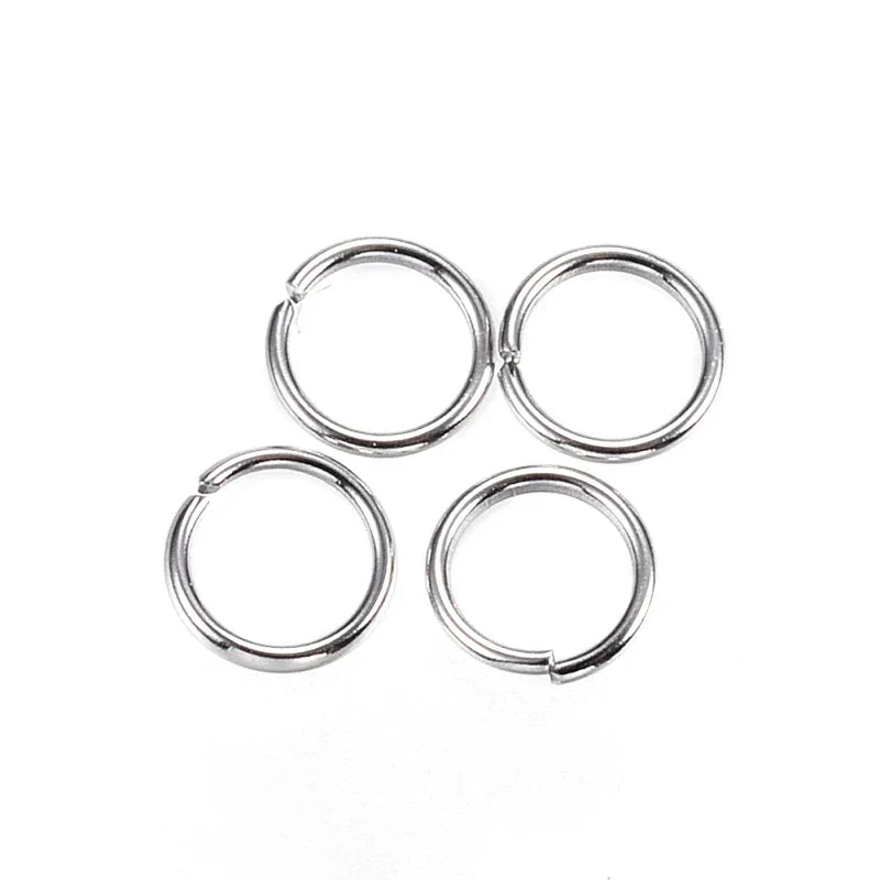 304 Stainless Steel Jump Rings Close Unsoldered Jump Rings for Jewelry Accessories Lovers 4mm 5mm 6mm 7mm 8mm 9mm 10mm